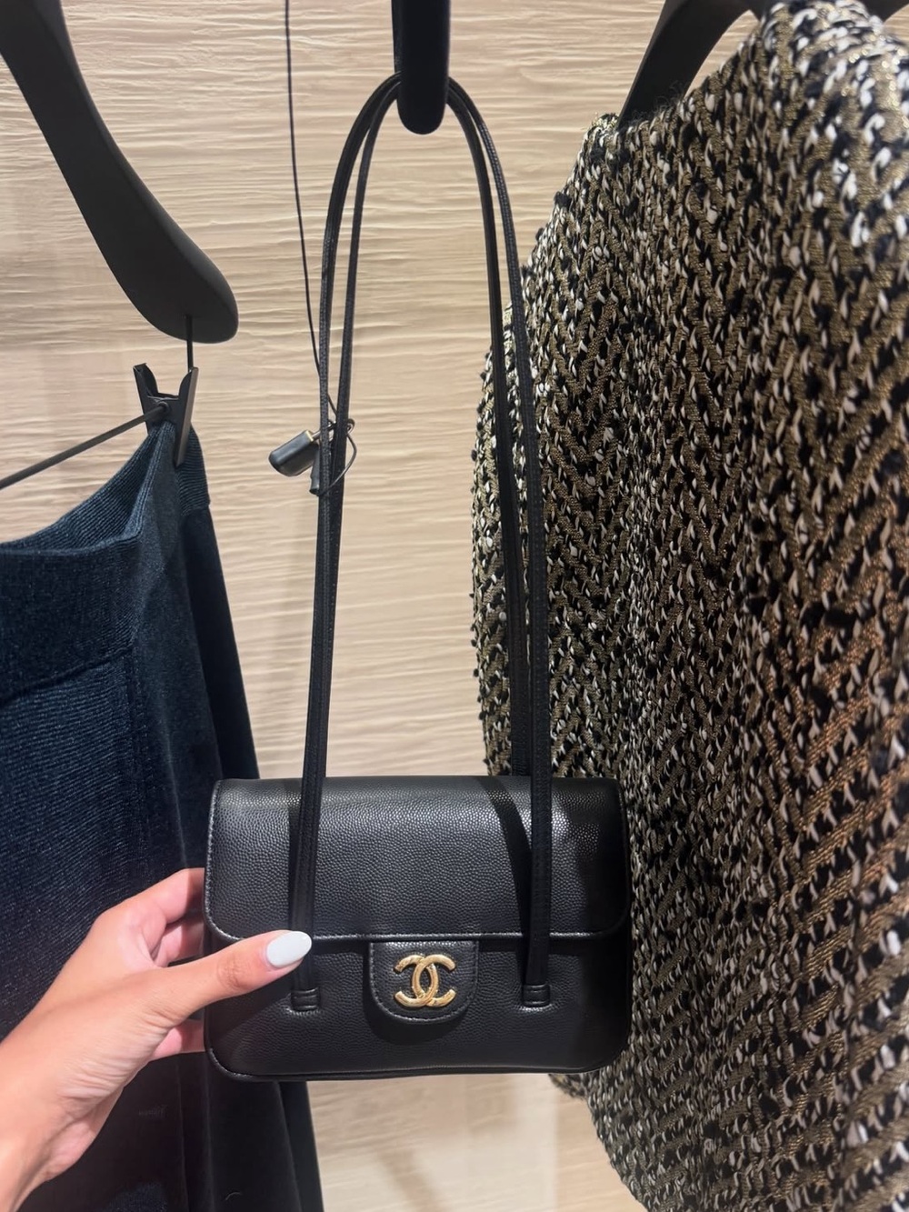 Brand New Chanel Black Mini Shoulder Bag